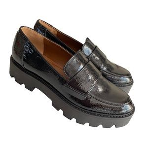 black  Y2K Platform Loafer sz 7
